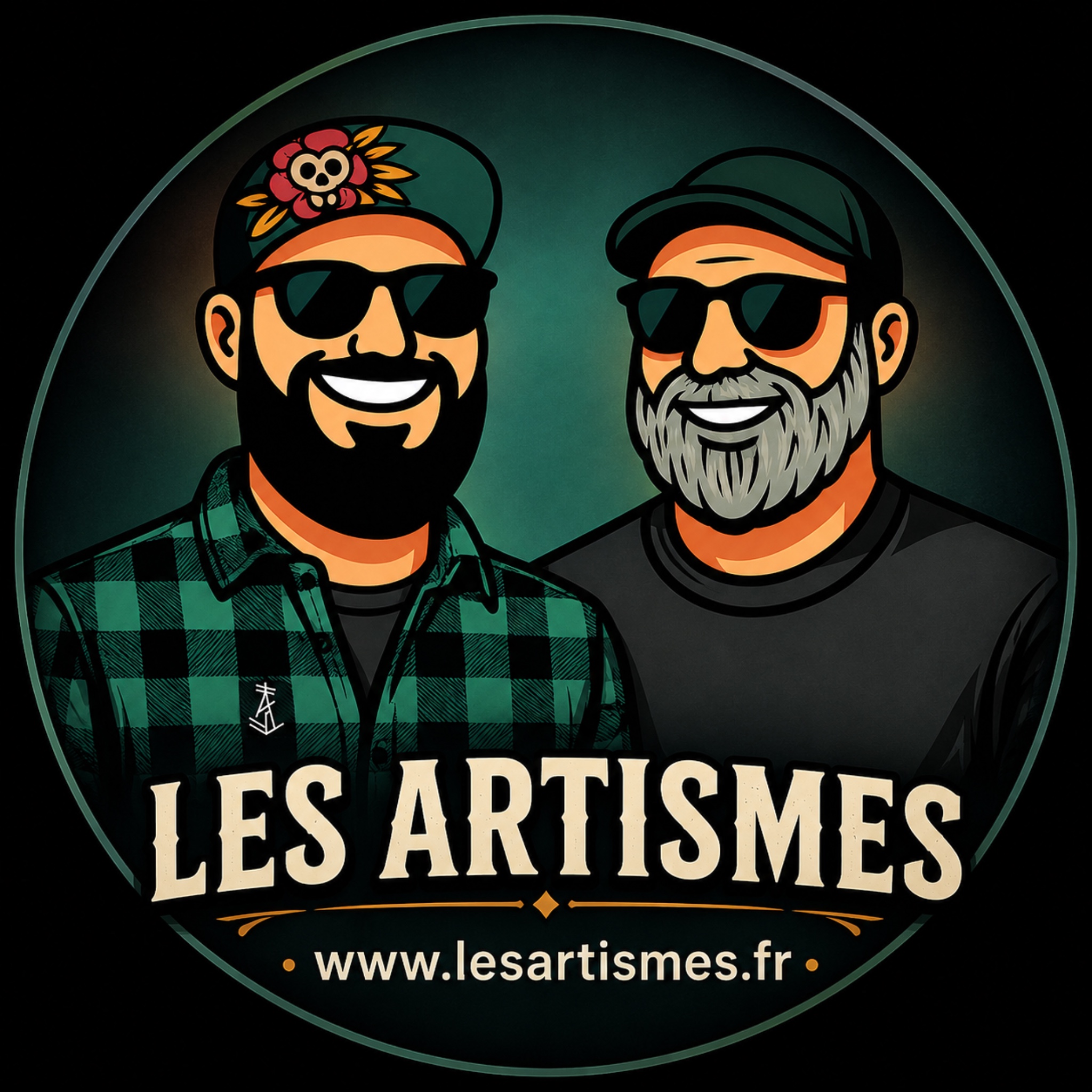 Les Artismes – sticker rond